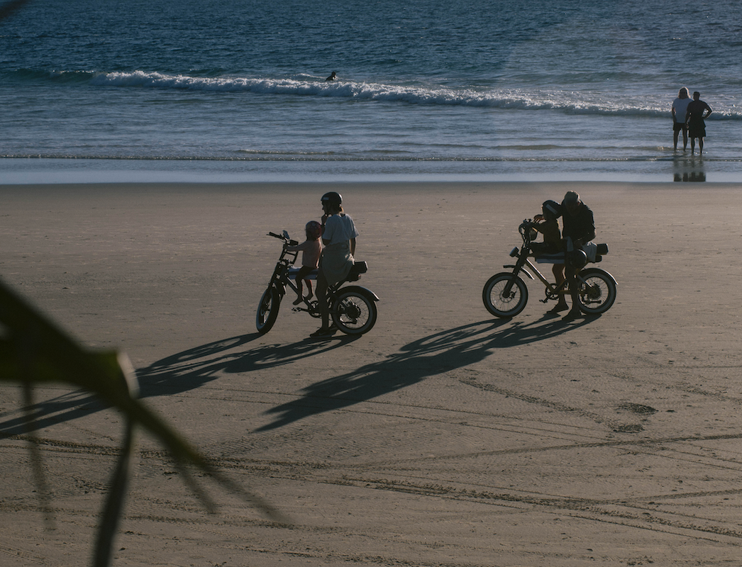 Ezriderz electric bike water resistant components. Best Fat tyre ebike in Byron Bay, Australia