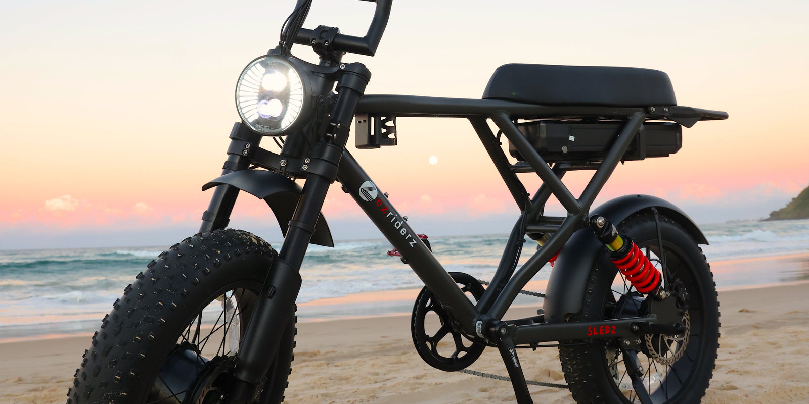 Ezriderz electric bike. Best Fat tyre ebike in Byron Bay, Australia