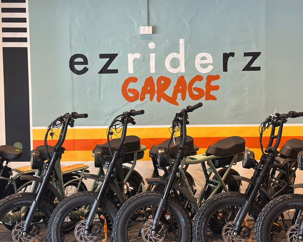 New fresh paint by local artist in our Ezriderz Byron Bike Shop