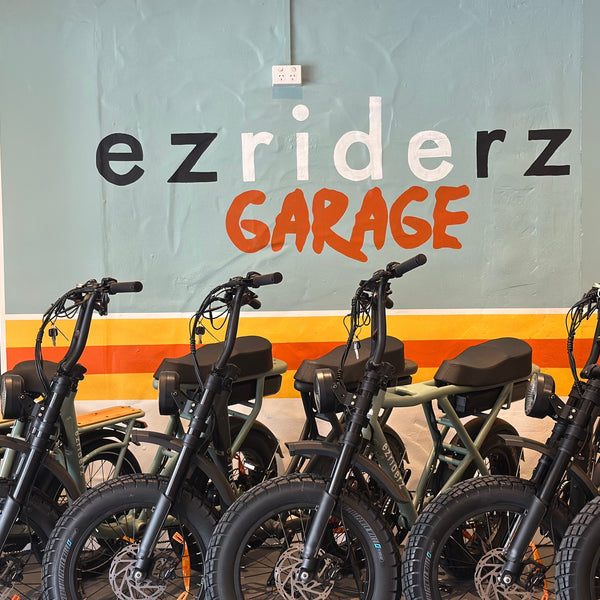 New fresh paint by local artist in our Ezriderz Byron Bike Shop