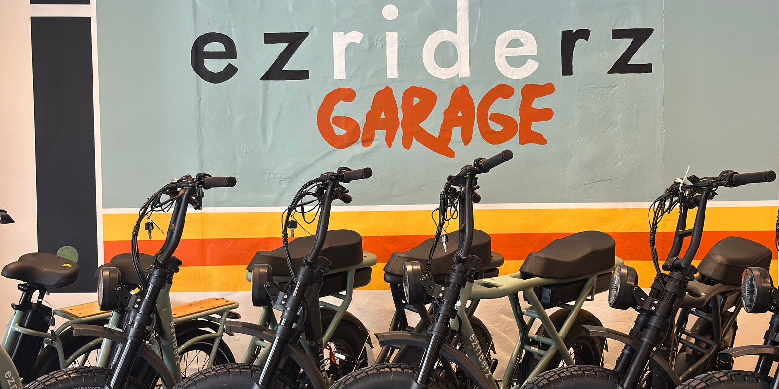 New fresh paint by local artist in our Ezriderz Byron Bike Shop